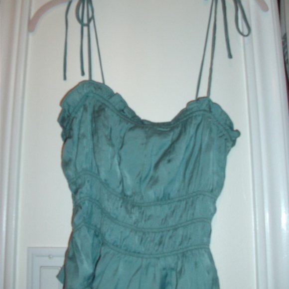 Teal Ruffle Camisole - Picture 3 of 4